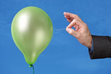 Balloon popped