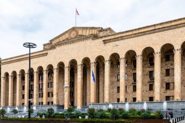 The parliament of Georgia in Tbilisi