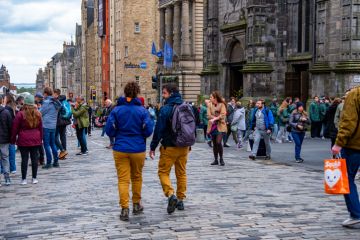 Students in Edinburgh