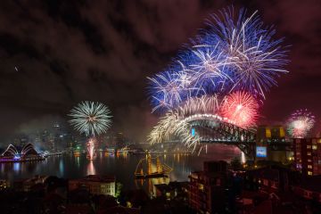 Sydney harbour fireworks