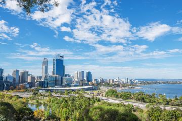 City view of Perth, Western Australia City view of Perth, Western Australia, illustrating news article about Covid rules for international students