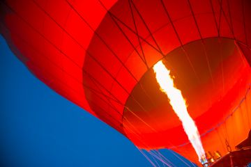 Balloon rising