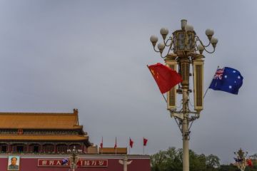 Flags of China and Australia Flags of China and Australia