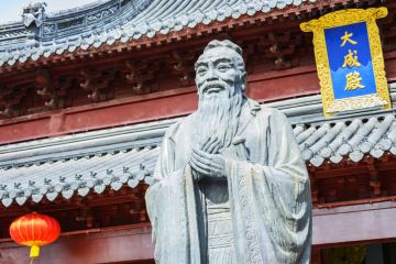 Confucius statue