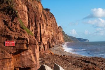dangerous cliffs erosion