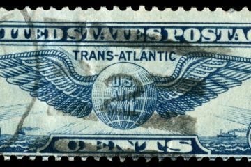 Transatlantic US postage stamp Transatlantic US postage stamp