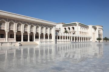 Main building of the American University of Sharjah, United Arab Emirates Main building of the American University of Sharjah, United Arab Emirates
