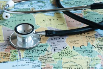 Stethoscope over Africa