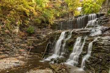 Cascadilla Gorge Waterfalls at Cornell University Plantations Cascadilla Gorge Waterfalls at Cornell University Plantations