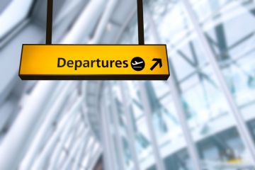Airport departures