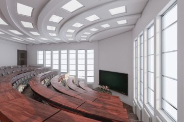 An empty lecture theatre