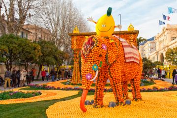 Lemon Festival (Fete du Citron) on the French Riviera