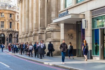 London. 21 May 2019. A view of Wework offices in Bishopsgate in the City of London in London
