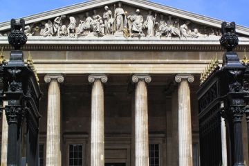 London, UK, May 23, 2009  The British Museum in Bloomsbury, which was established in 1753 and has more than 7 million objects of antiquity in its collection