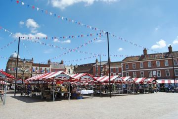 Market stalls