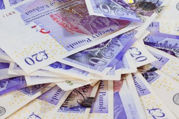 Lots of £20 notes Lots of £20 notes