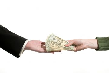 Money exchanging hands Money exchanging hands