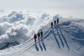 People on mountain