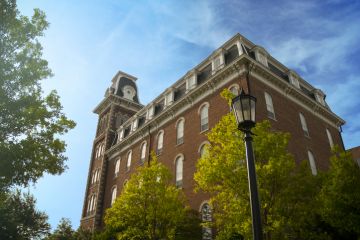 Old Main on the University of Arkansas campus