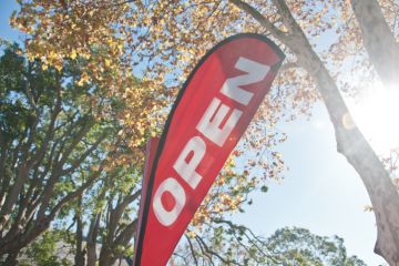 Open sign