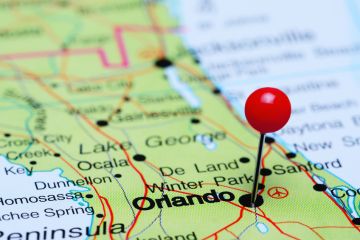 Map of Orlando