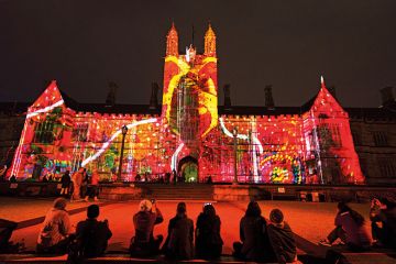 University of Sydney campus during Vivid Sydney Festival
