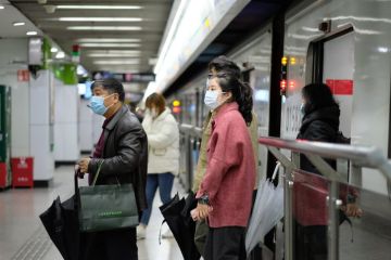 People wearing masks