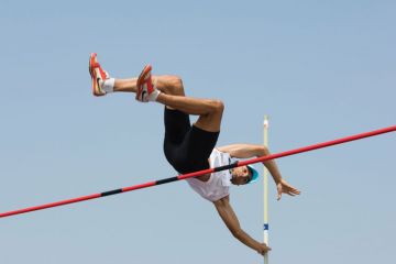 Pole vaulter, Francophone Games, Beirut, Lebanon, 2009 Pole vaulter, Francophone Games, Beirut, Lebanon, 2009