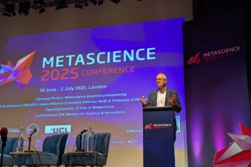 Patrick Vallance speaking at UCL event