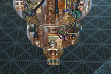 Quantum computer illustrating an opinion article about the value of international collaboration and long term vision in research