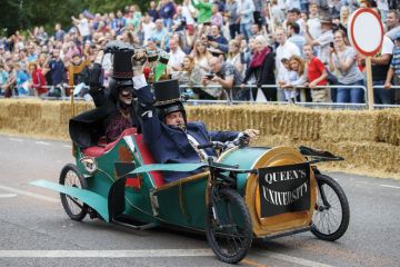 Queen's University takes part in Red Bull Soapbox Race, London Queen's University takes part in Red Bull Soapbox Race, London
