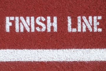 Racetrack finish line Racetrack finish line