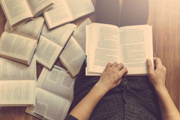 Reading books