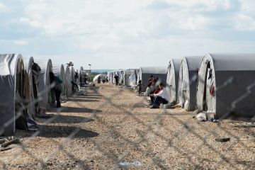 Kurdish refugees at a camp in Suruc, Turkey Kurdish refugees at a camp in Suruc, Turkey