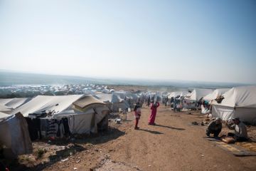 Refugee camp in Syria (2013)