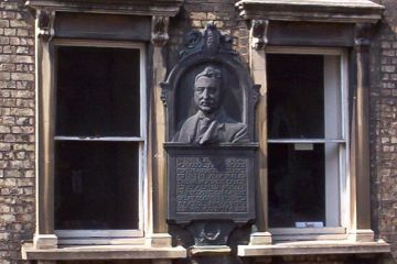Rhodes Oxford plaque Rhodes Oxford plaque