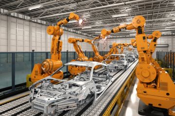 Robot assembly line