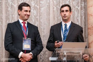 Ádám and Dávid Tárnoki present at Semmelweis University event