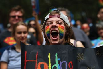 Student shouting