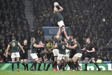 South Africa v New Zealand, Rugby World Cup, Twickenham Stadium, London South Africa v New Zealand, Rugby World Cup, Twickenham Stadium, London