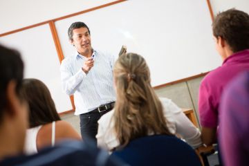 Teacher in class Teacher in class