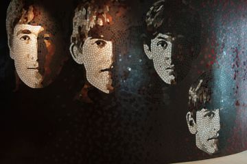The Beatles mosaic, Hard Rock Hotel, Penang, Malaysia The Beatles mosaic, Hard Rock Hotel, Penang, Malaysia