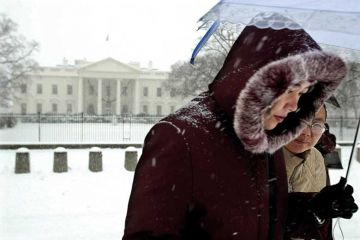 Women in the snow