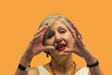 Glenda Gray, president of the country's Medical Research Council, speaks to the press on November 30, 2016 in Shoshaguve, near Pretoria, as South Africa launched a major clinical trial of an experimental vaccine against the AIDS virus.