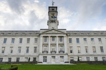 The Trent Building, part of Nottingham University in Nottingham, England