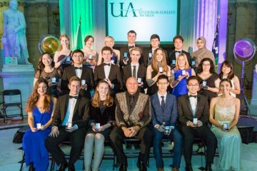 The global winners at the Undergraduate Awards in Dublin The undergraduate awards in Dublin