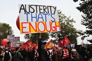 Trades Union Congress (TUC) demonstrators, A Future That Works march Trades Union Congress (TUC) demonstrators, A Future That Works march