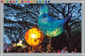 University of the Philippines (UP) Diliman campus holds its annual Lantern Parade University of the Philippines (UP) Diliman campus holds its annual Lantern Parade