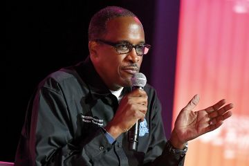 Walter Kimbrough on stage at 2019 Essence Festival