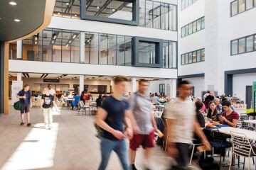 Interior view of Heartspace as the niversity of West London announces fully in-person teaching